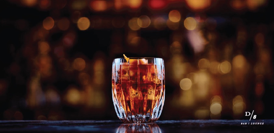 Cocktails at a holiday reception